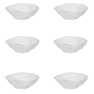 Jogo de 6 Tigelas 500 ml Ryo White