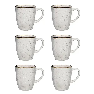 Jogo de 6 Canecas 380 Ml Ryo Maresia