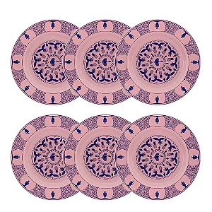 Jogo de 6 Pratos Fundos 23,5 Cm Cerâmicas Gomes