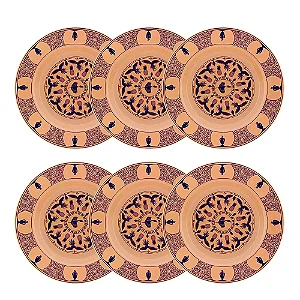 Jogo de 6 Pratos Fundos 23,5 Cm Cerâmicas Gomes