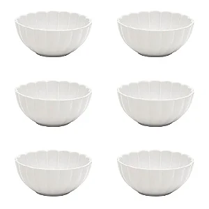 Jogo de 6 Tigelas Sobremesa 12cm Flora Camélia