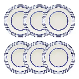 Jogo de 6 Pratos Fundos 21,5 Cm Donna Grano