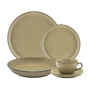 Aparelho de Jantar e Chá 20 Peças Cerâmicas Gomes