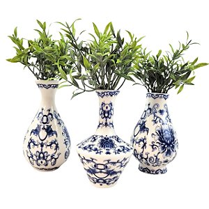 Kit 3 Vasos Médios Cerâmicas Gomes