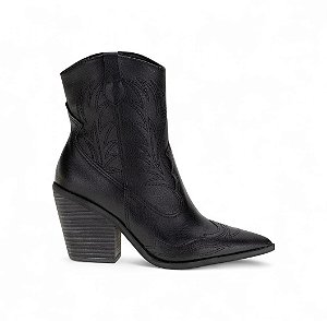 BOTA FEMININA COUNTRY TEXANA PRETA