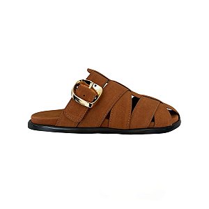 CLOG LEDUC FISHERMAN FLAT CAMURÇA FEMININO CARAMELO