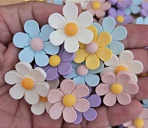 Flor de resina (6un)