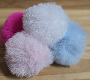 Pompom grande 8cm (par)