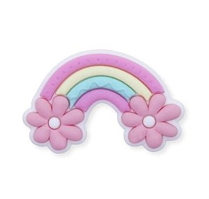 Arco-íris com flores Emborrachado (par)