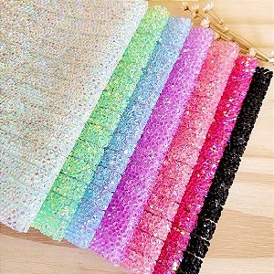 Manta Colorida Pedras (fita com 40cm)