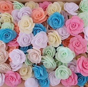 Flor de Tecido (pct com 5)