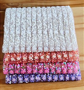 Manta de florzinha (fita com 40cm)