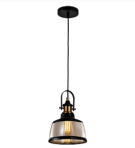 Pendente Luminária Vintage Soho Âmbar Bivolt 1xE27 22,5x30,6cm - BLUMENAU