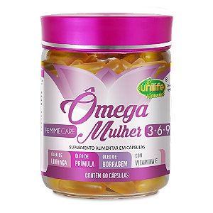 Ômega Mulher 3-6-9 Femme Care em cápsulas 1000 mg | Unilife