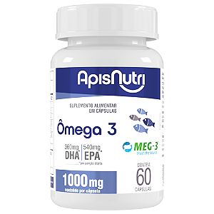 Óleo De Peixe (Ômega 3) 1000mg 60Cáps Apisnutri