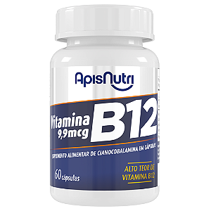 Suplemento de Vitamina B12 280mg 60 Cáps - ApisNutri