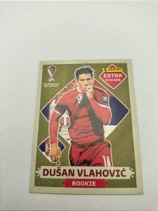 Figurinha Extra Ouro Dušan Vlahović Copa 2022