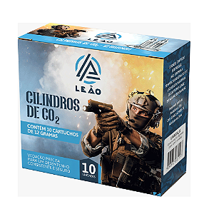 Cilindro CO2 12g Leão (caixa com 10 un)
