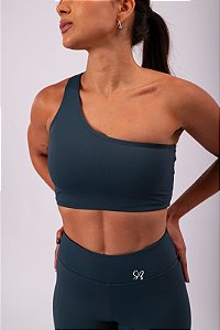 Top Ombro Grafite Compression