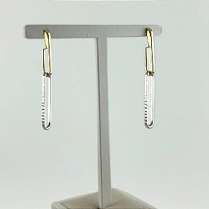 Brinco Malha Cartier Longa