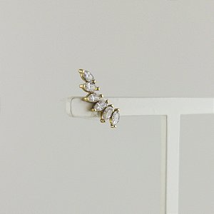 Ear Cuff Zircônia