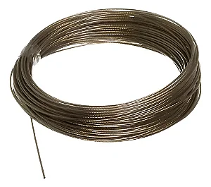 Cabo De Aço Revestido Em Pvc P/ Varal Corda De 10 Mts