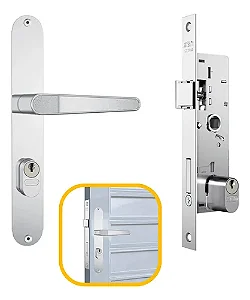 Fechadura Porta/portao Interna/externa Aluminio Stam 603/33