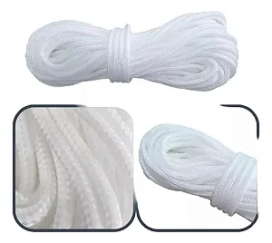 Corda Varal Trançada Pp 10metros Teto/parede/quintal