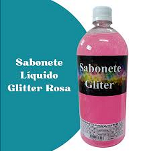 Base p/ Sabonete Liquido Gel Glitter Rosa - 1L