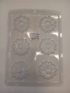 Molde de acetato - Flor Margarida 6 cav