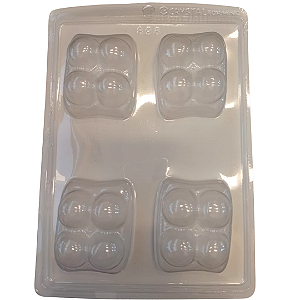 Molde de acetato - Massageador quadrado 4