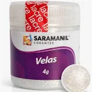 Corante em pó Cintilante para Velas - Perola 4grs