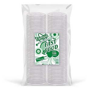 TAMPA RIOPLASTIC C/ FURO 400/500ML C/ 100 UNI (10X100)