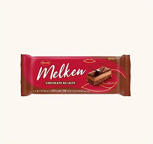 CHOC BARRA LEITE MELKEN 1,010KG (10)