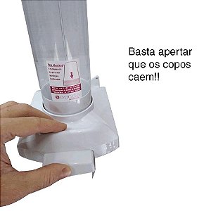 DISPENSER DE COPO ÁGUA  AUTOMÁTICO EXACCTA (1X8) E-DPCA001M