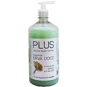 SABONETE 1 LITRO COM VALVULA PUMP ERVA DOCE (T-1000EDP)