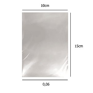 SACO PLASTICO 10X15X06 LISO (1KG)