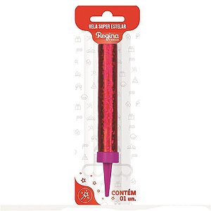 VELA SUPER ESTELAR ROSA 1 UNI (1X10)