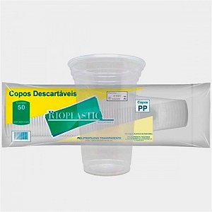 COPO RIOPLASTIC LISO 770ML C/ 25 UNI (40X25)