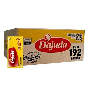 MOSTARDA SACHE DAJUDA CX 192 UNI 7G