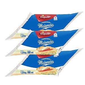 MAIONESE BAG 1KG DAJUDA (BISNAGA) CX C/10