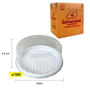 G 37MA GALVANOTEK TORTA PEQ. ALTA C/100UNI (EXT:Ø258X103MM)