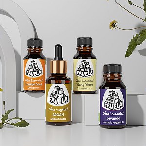 Kit Lovers de Óleos Essenciais e Vegetais - PRA CIMA FAVELA
