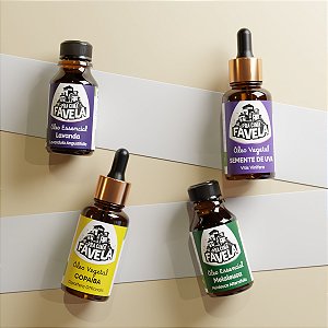 Kit Pele e Unhas de Óleos Essenciais e Vegetais - PRA CIMA FAVELA