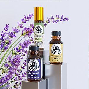 Kit Tranquilidade de Óleos Essenciais e Blend - PRA CIMA FAVELA