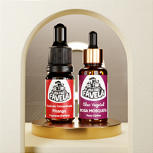 Kit Pele & Perfume de Óleo Vegetal e Essência - PRA CIMA FAVELA