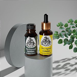 Kit Aroma Vital de Óleos Essencial e Vegetal - PRA CIMA FAVELA