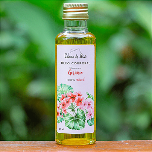 Óleo Corporal de Gerânio 100% Natural 120ml
