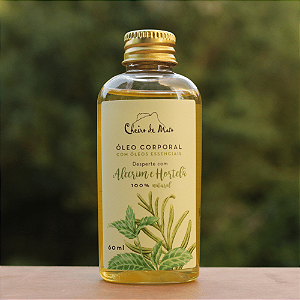 Óleo Corporal de Alecrim e Hortelã 100% Natural 60ml