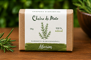 Sabonete de Alecrim Biodegradável Natural 50g